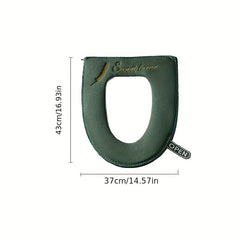 Thickened Toilet Mat Plush Four Seasons Universal Washable Toilet Pad