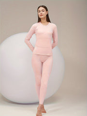 Women's Thermal Underwear Set - Winter Running Top & Leggings