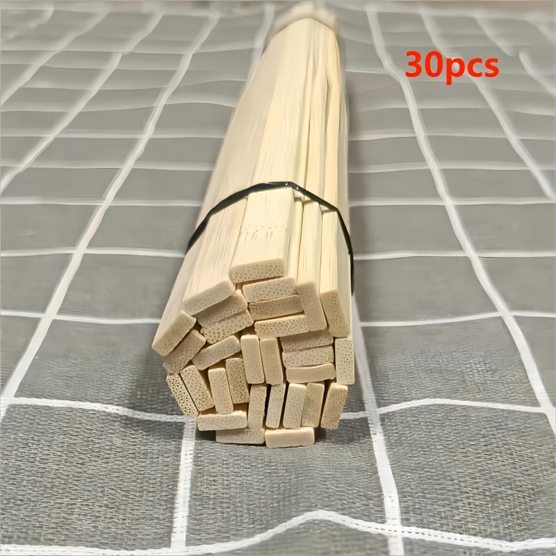 Natural Bamboo Strips Craft Sticks 30/50pcs