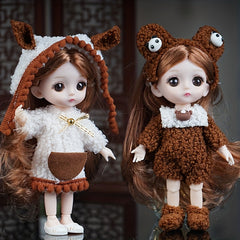Girl Modern Figure Toy Dress Up Doll Little Princess Toy