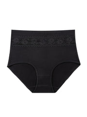 Lace Seamless High Waist Tummy Control Brief