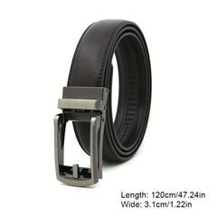 Men's Leather Belt Comfortable Durable Business Belt