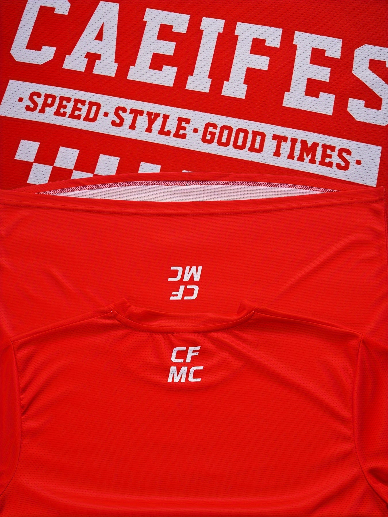 Men's CAEIFES Long Sleeve Motorcycle Off-road T-shirt Quick Drying