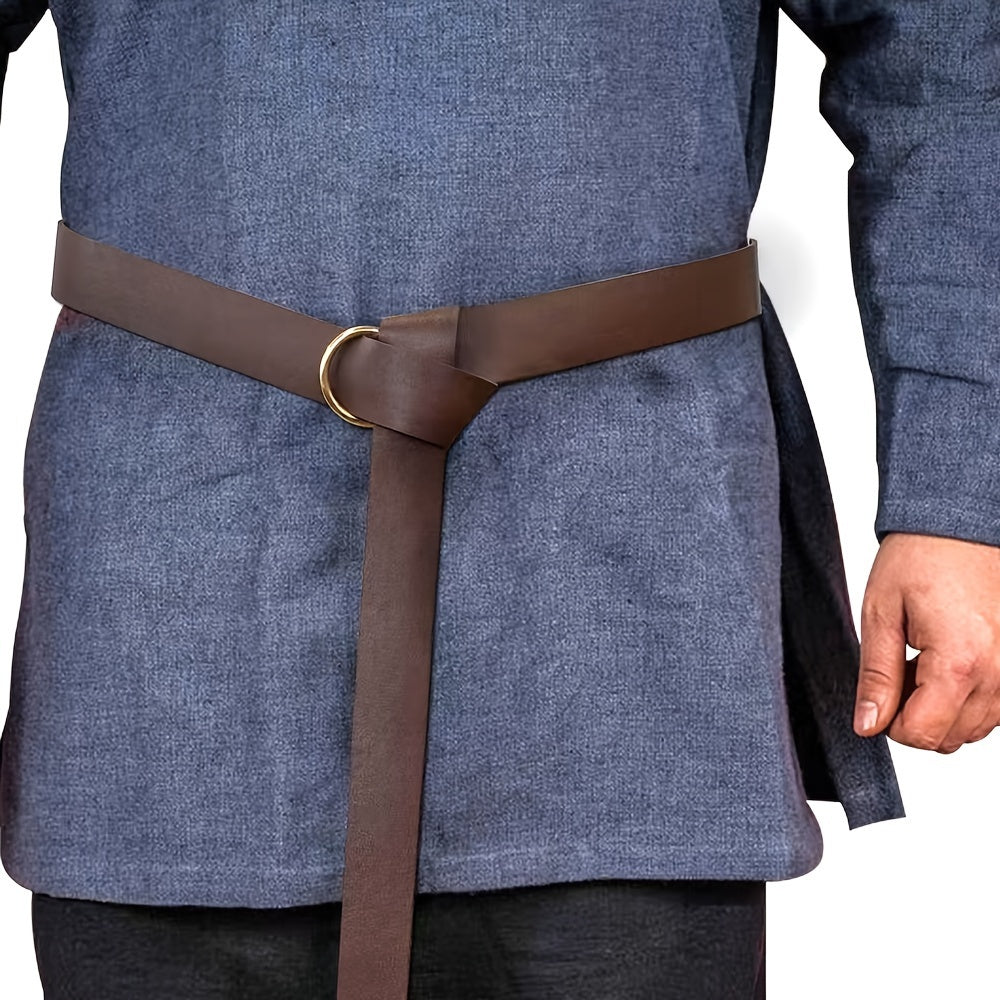 Medieval Leather Gear Sword Belt Combat Knight PU Leather Cosplay Sword Belt