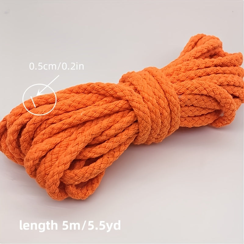 Colorful Cotton Rope Waistband Drawstring DIY Material 5.5yd