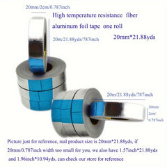 High Temp Aluminum Foil Tape Self Adhesive Glass Fiber Cloth Tape