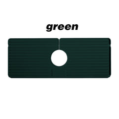 Silicone Faucet Drain Mat Sponge Storage Plate for Kitchen Bathroom