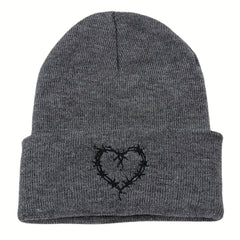 Heart shaped Knitted Hat Hip hop Hat Beanie Hat For Men And Women