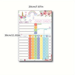 Colorful Dinosaur Watercolor Magnetic Stickers