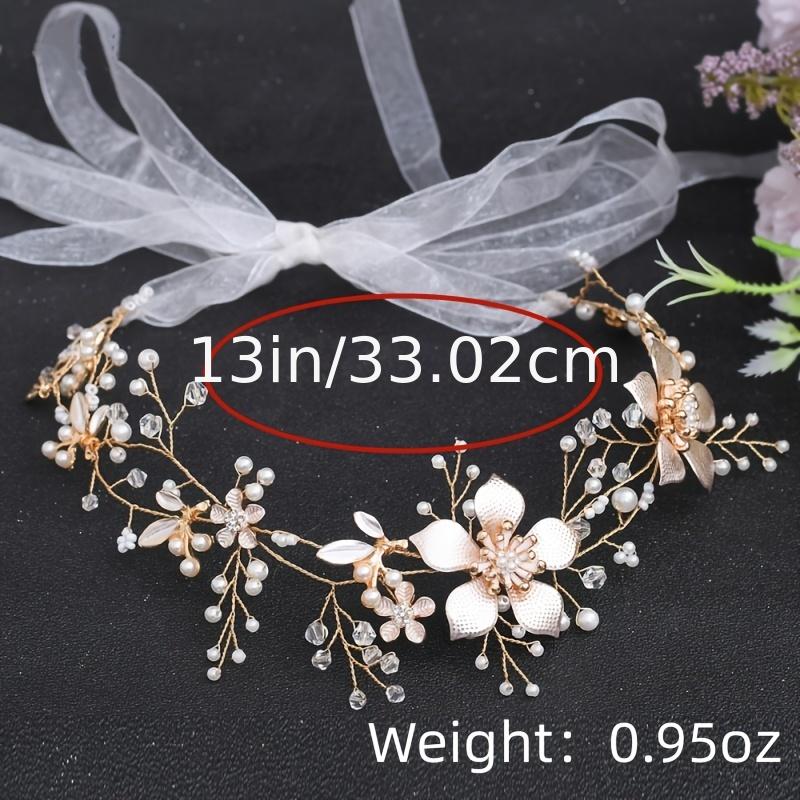 Bridal Headband Necklace Rhinestone Wedding Hair Accessories