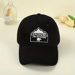 Polar Bear Embroidery Baseball Cap Unisex Sun Hat Adjustable Dad Hat