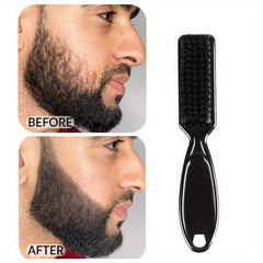 Beard Brush Hair Styling Comb Tool Plastic Handle