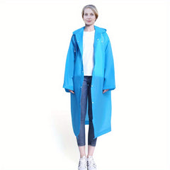 Waterproof Hooded Raincoat for Men Women