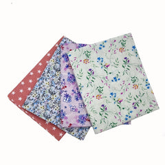 4pcs Cotton Fabric Craft Sewing Supplies DIY Quilting Sewing