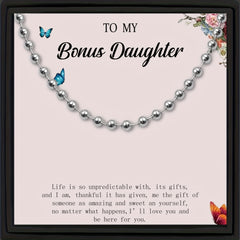 Daughter Titanium Steel Ball Chain Y2K Necklace
