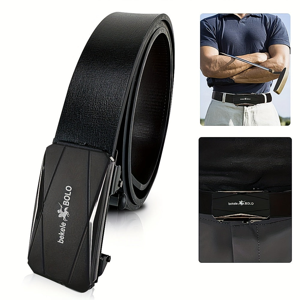 Men's Leather Belt Golf Daily Outdoor Casual Belt