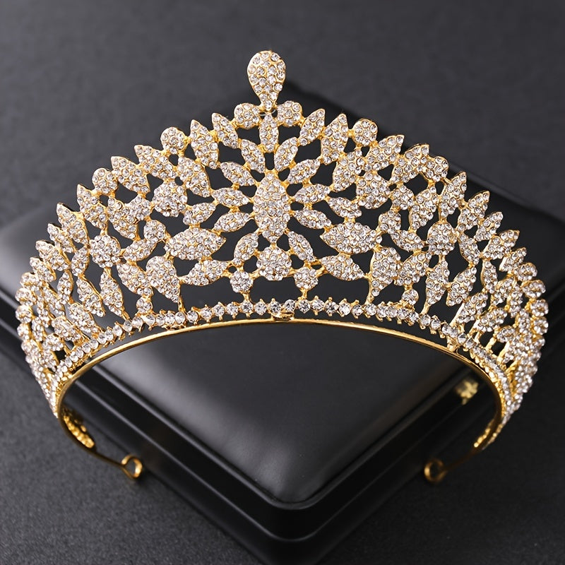 Wedding Tiara Silver Crown Quinceanera Crown Birthday Girl Tiara