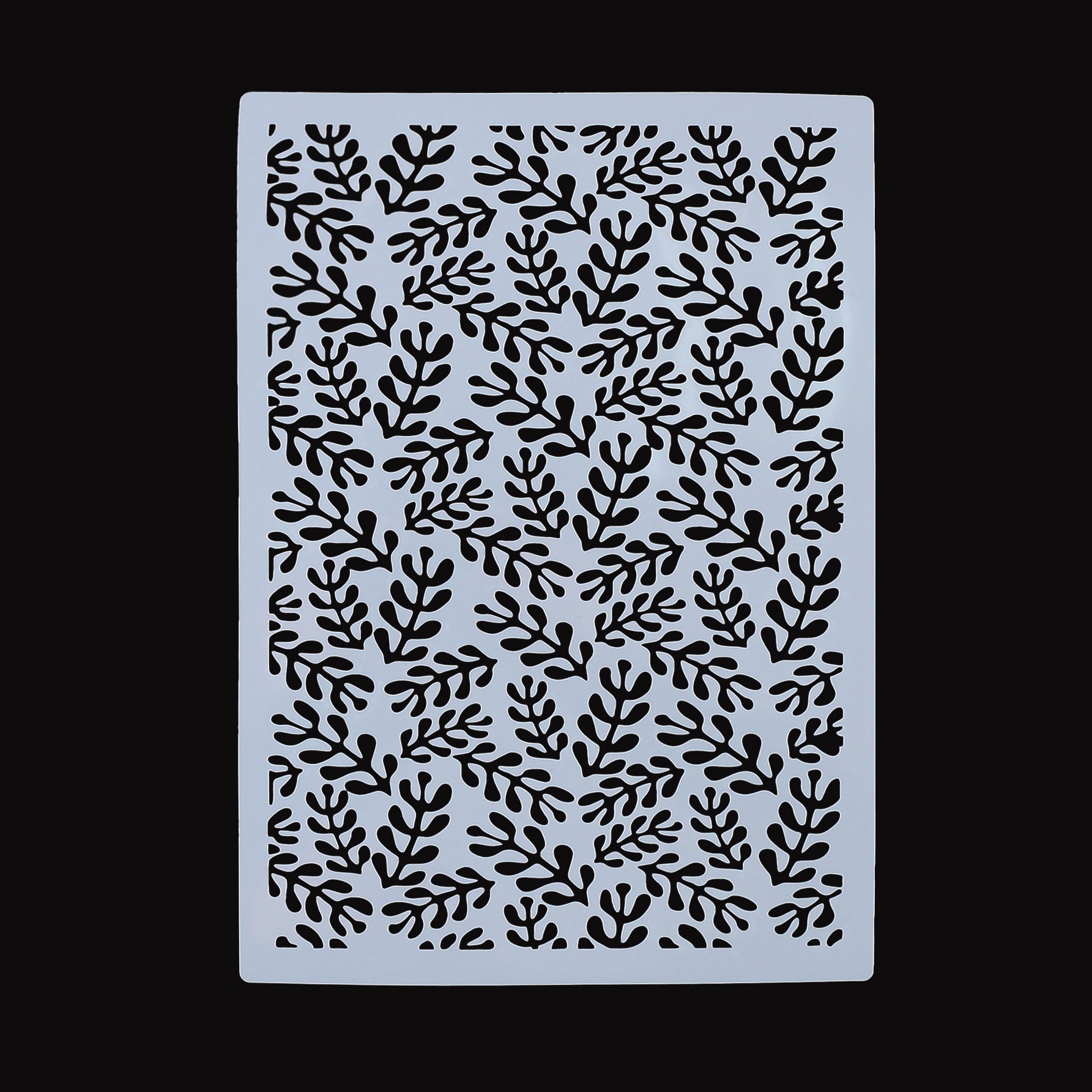 A4 Leaf Painting Template for Various Surfaces - DIY Adhesive Decorations