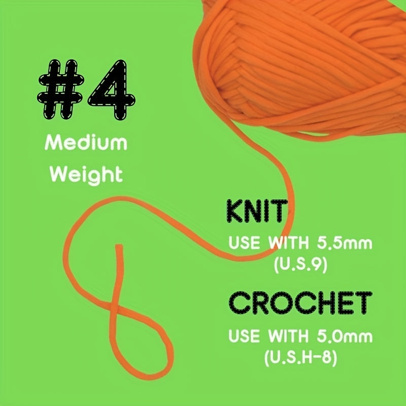 3 Skeins Cotton Nylon Blended Yarn for Knitting Weaving Crocheting