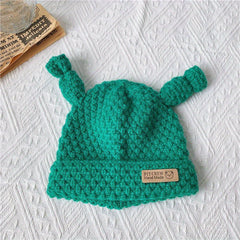 Cartoon Style Eye Knitting Baby Hat Warm Woolen Hat