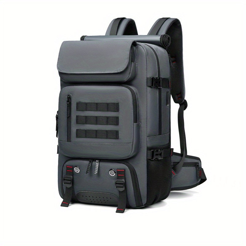 Men Travel Backpack Crossbody Bag 3 In 1 Large Capacity USB Charging Port