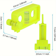 2pcs Plastic Bubble Spirit Level For Measuring