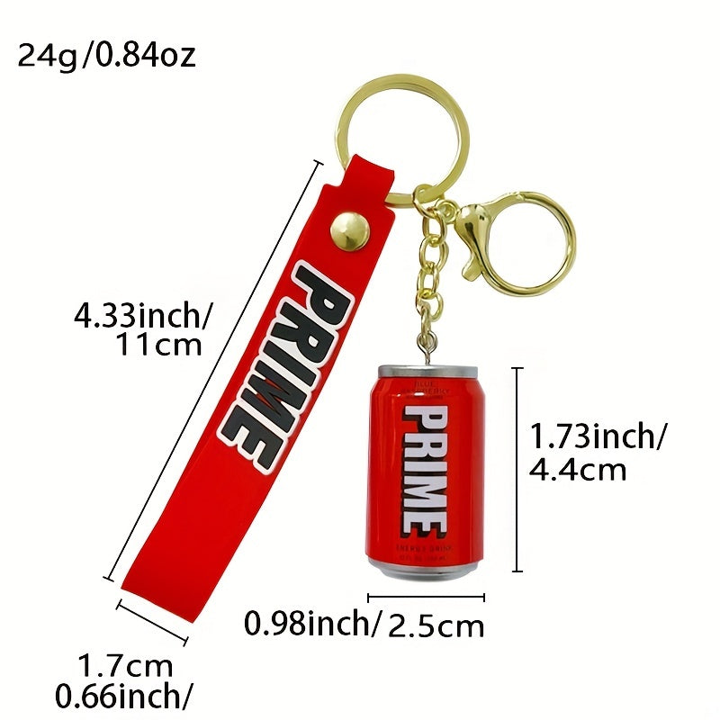 Cartoon Plastic Can Key Chain Bag Ornaments Gift