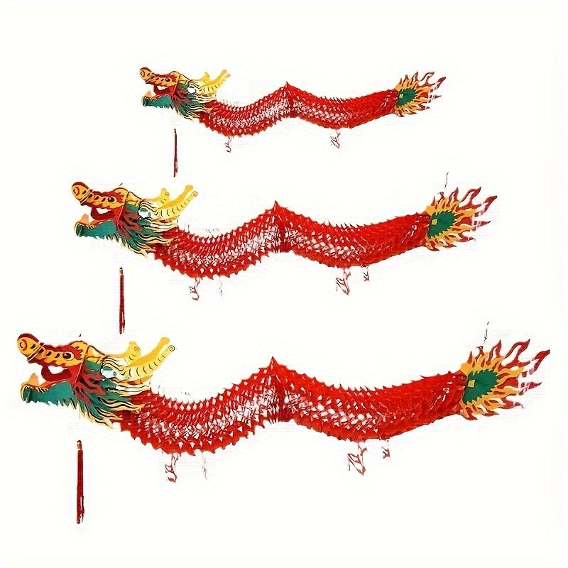 3D Chinese Year Dragon Garland Hanging Decoration