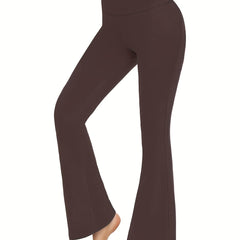 High Waist Thermal Flare Leggings Yoga Pants