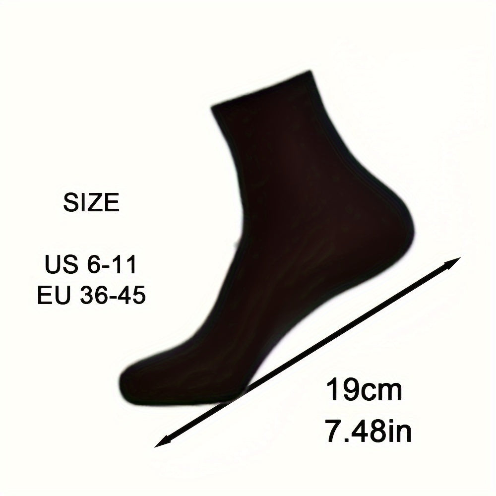 10 Pairs Unisex Thin Breathable Ankle Socks Anti-odor Sweat-absorbing