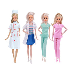 5pcs Doll Nurse & Doctor Uniform 11.5" Accessories Dress-up Toy