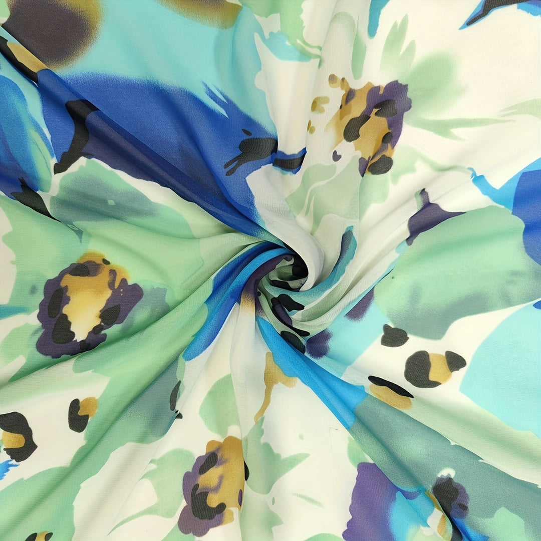 1yd Breathable Chiffon Fabric DIY Clothing Dress Pants Material