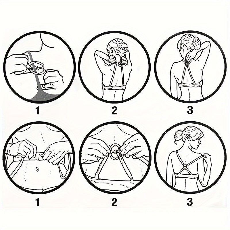 4pcs Invisible Bra Strap Clips Non slip Buckles Conceal Bra Straps