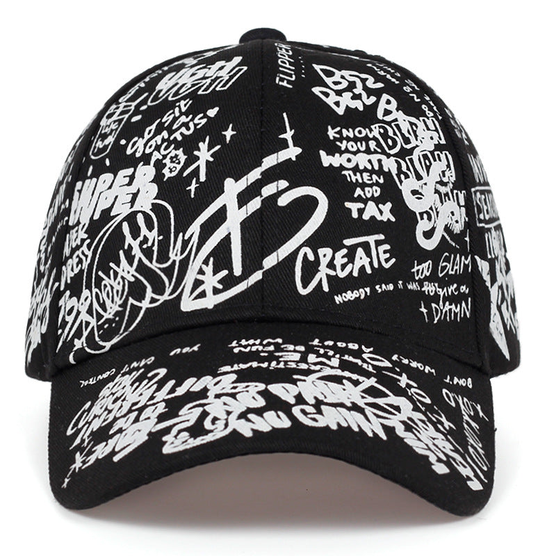 Men's Graffiti Woven Baseball Cap