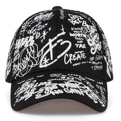 Men's Graffiti Woven Baseball Cap