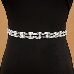 Rhinestones Waist Chain Dress Up Decorative Accessories Waistbands