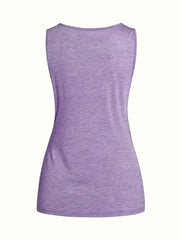 Solid Draped V Neck Tank Top & Colorblock Stripe Pants Outfits