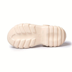 Women's Solid Hole Shoes Thick Bottom Sport Sandals