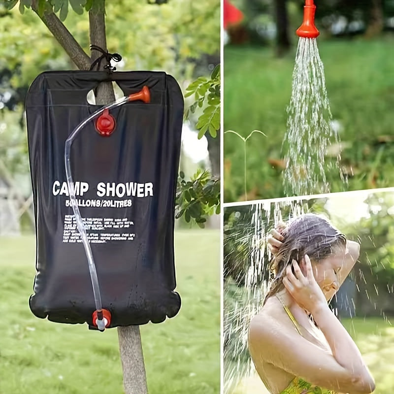 Portable Solar Shower Bag 20L Outdoor Hot Water Bag