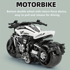 1pc Alloy Pull Back Toy Motorcycle Model Ornament