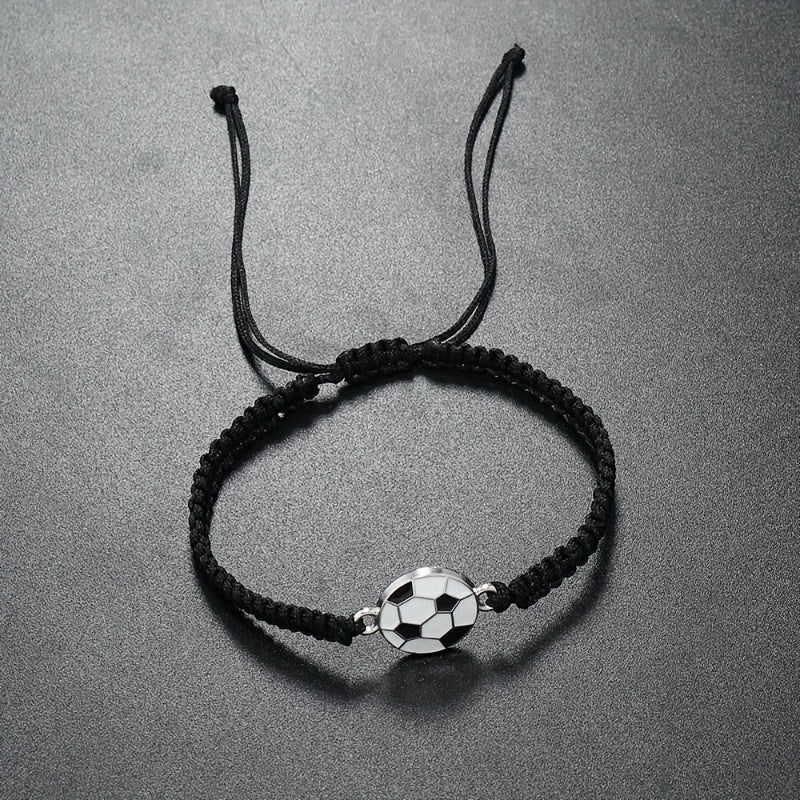 Braided Hand Rope Volleyball Team Fan Bracelet Football Basketball Bracelet