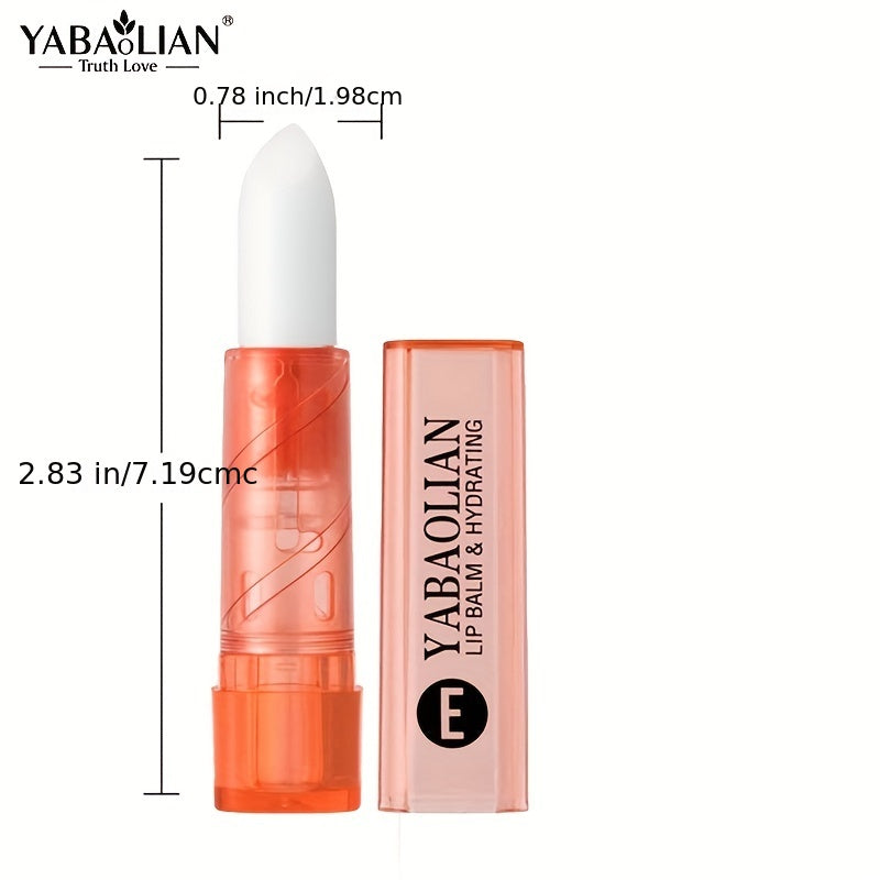 6 Flavors Lip Balm Hydrating & Soothing Long Lasting Effect Lightning Lip Line