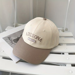 Unisex Sunshade Breathable Baseball Cap Adjustable Letter Embroidery