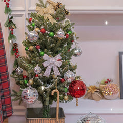 24pcs Disco Ball Mirror Ball Hanging for Party Christmas Tree