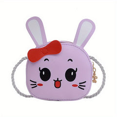 Kids Crossbody Bag Princess Cartoon Rabbit Ears Coin Purse Wallet For Girls