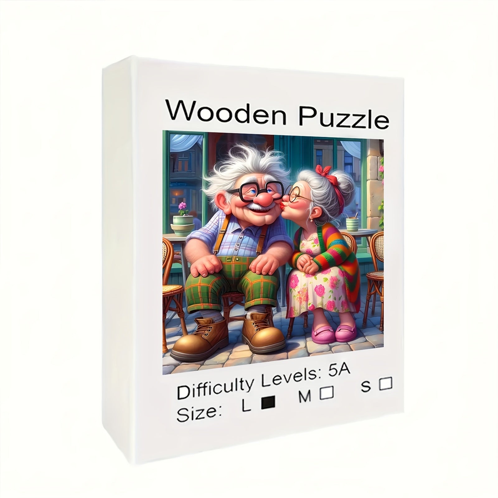 Unique Animal Shape Wooden Puzzle for Grandparents