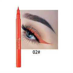 Long Lasting Waterproof Eyeliner Pen 12 Colors Smudge Proof Sweat Proof