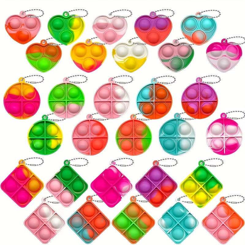 Mini Toy Bag Set Key Chains Relaxing Hand Toys for Children and Adults