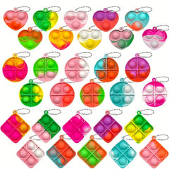 Mini Toy Bag Set Key Chains Relaxing Hand Toys for Children and Adults