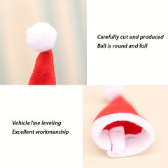 Mini Christmas Hat Wine Bottle Cover Decoration